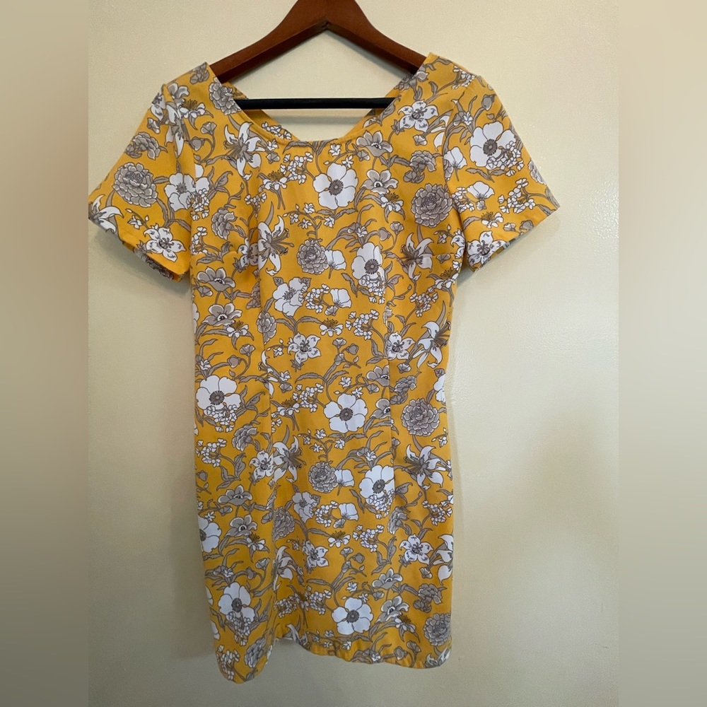Hollister Co. Women's Midi Yellow Dress Size M